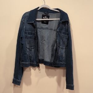 Hollister Dark Blue Jean Jacket